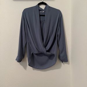 Dark blue blouse